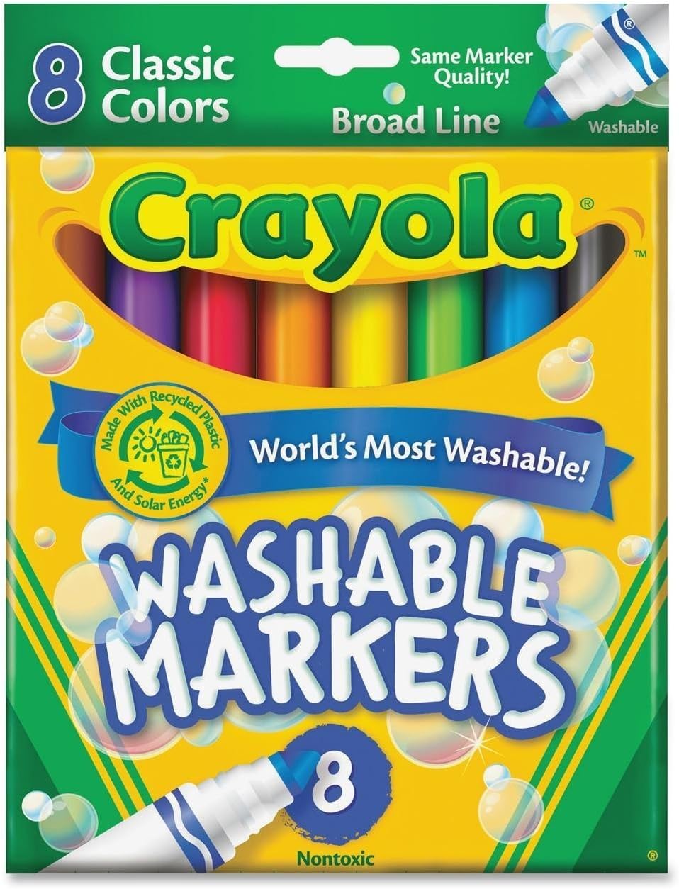 8 ct. Crayola Broad Line Washable Markers