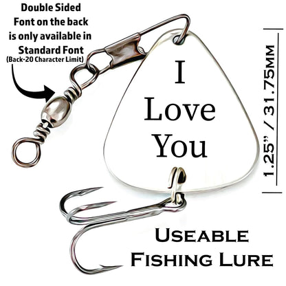 Personalized Fishing Lure You Are The Greatest Catch Of My Life Fishing Lure Gift Men's Gift for Husband Gift Boyfriend Personalized Name GREATEST-LURE