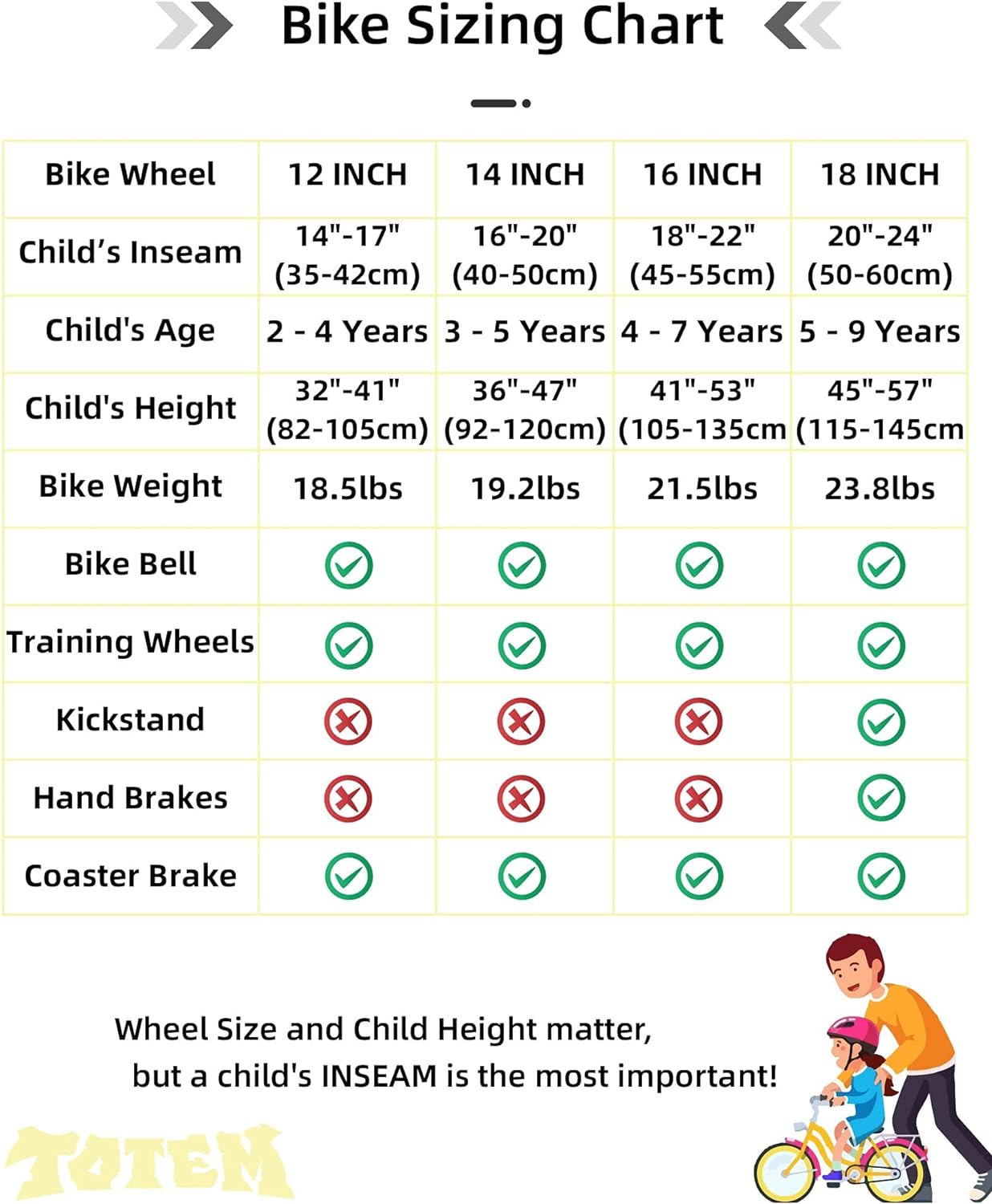 JOYSTAR Kids Bike for Boys Girls Ages 2-9 Years Old, 12-18 Inch BMX Style Kid's Bicycles with Training Wheels, 18 Inch Bikes with Kickstand and Handbrake, Multiple Colors