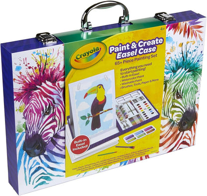 Crayola Table Top Easel & Art Kit (65 Pcs), Kids Painting Set, Gifts for Kids, Ages 4+