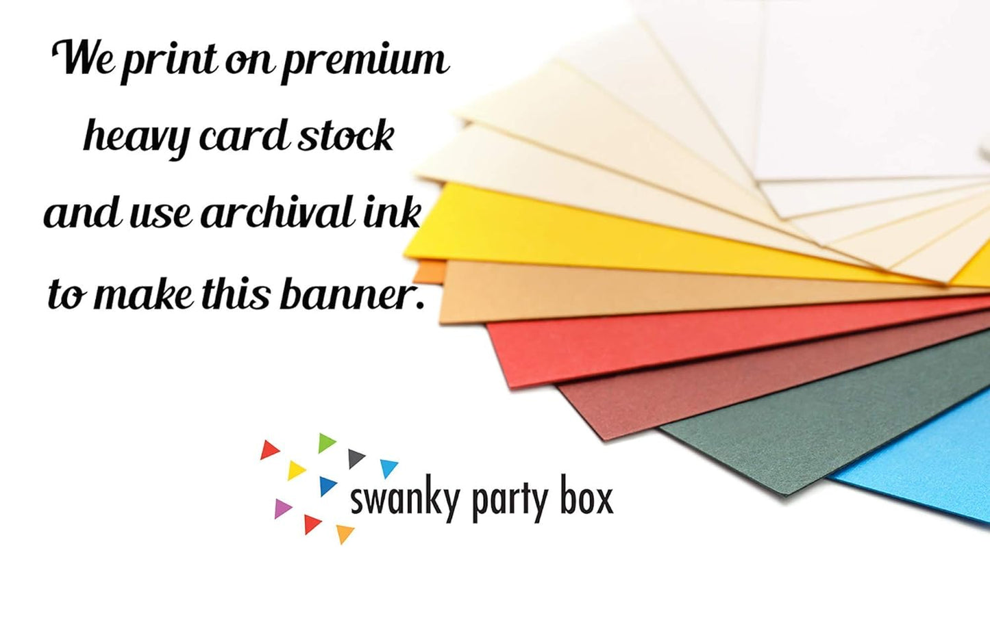 Swanky Party Box | Go Chiefs Football Banner | Cardstock Football Banner