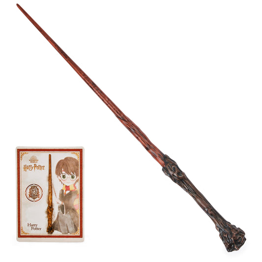 Wizarding World Harry Potter, 12-inch Spellbinding Harry Potter Wand with Collectible Spell Card, Kids Toys for Ages 6 and up