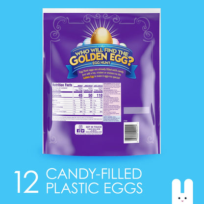 Wonka Egg Hunt with a Golden Egg, 12 Count, 3.4 Ounce