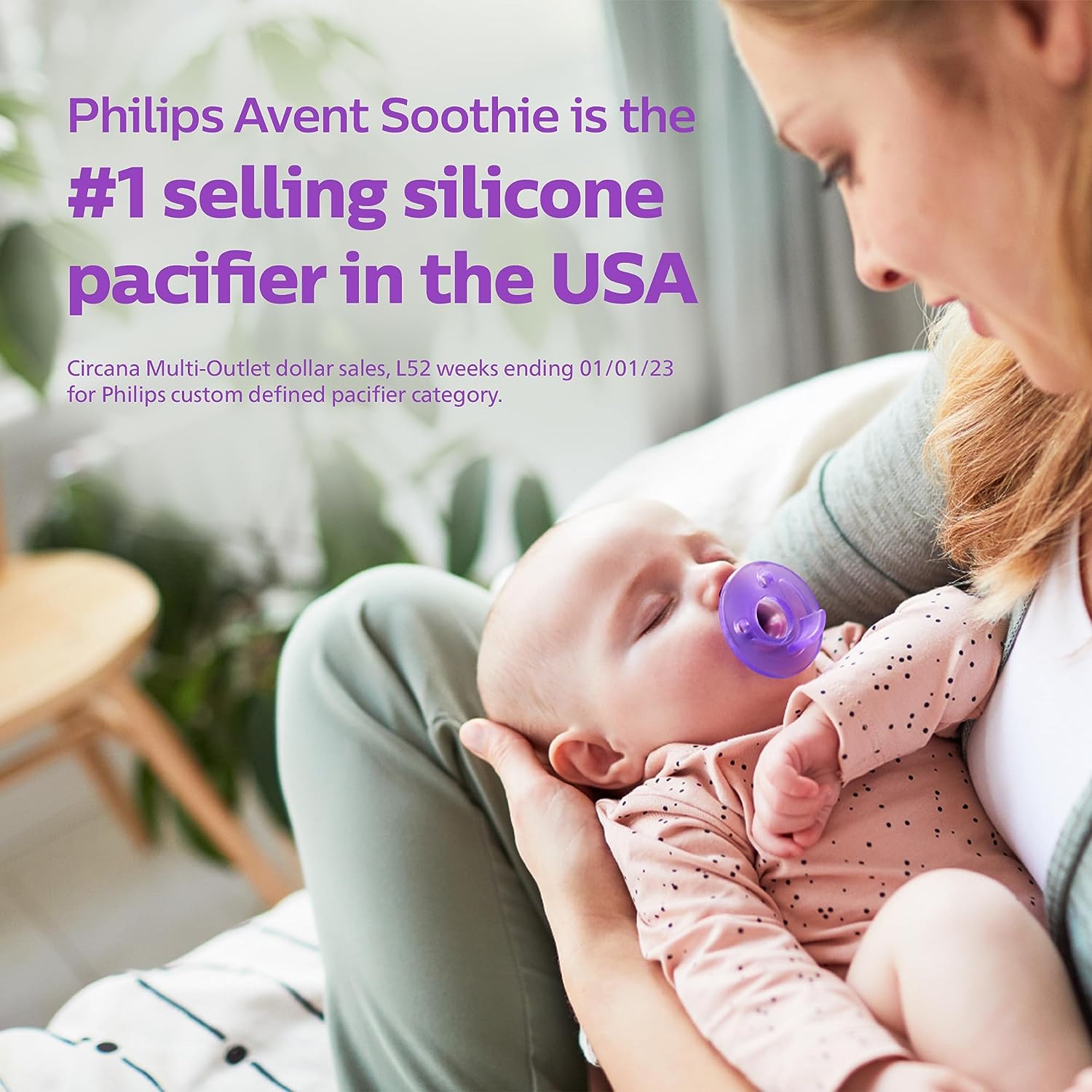 Philips AVENT Soothie Pacifier, 0-3 Months, Green, 4 Pack, SCF190/41