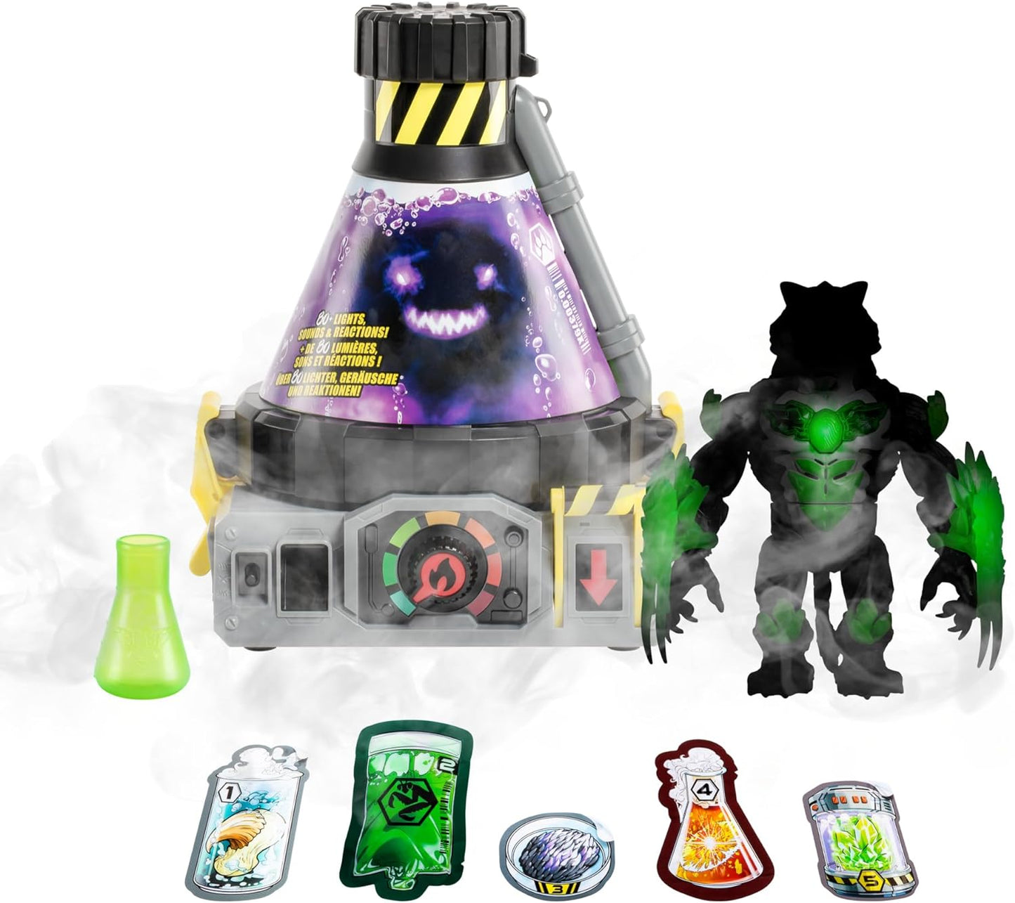 Beast Lab - Stealth Strike Big Cat Beast Creator. Add Ingredients & Follow Experiment's Steps to Create Your Beast! with Bio Mist & 80+ Lights, Sounds & Reactions - Style May Vary | Amazon Exclusive