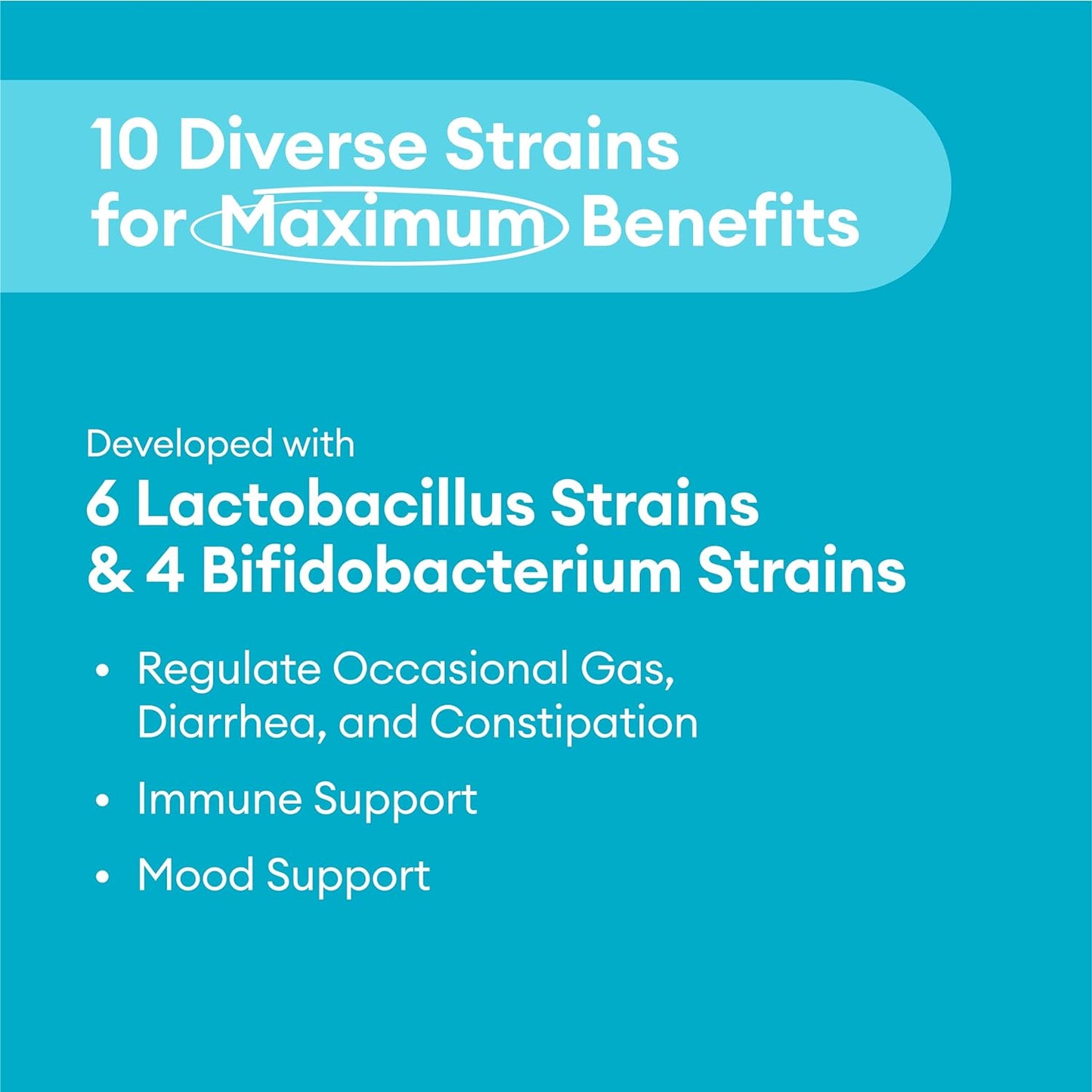 Physician's CHOICE Probiotics 60 Billion CFU - 10 Strains + Organic Prebiotics - Digestive & Gut Health - Supports Occasional Constipation, Diarrhea, Gas & Bloating - For Women & Men - 30ct