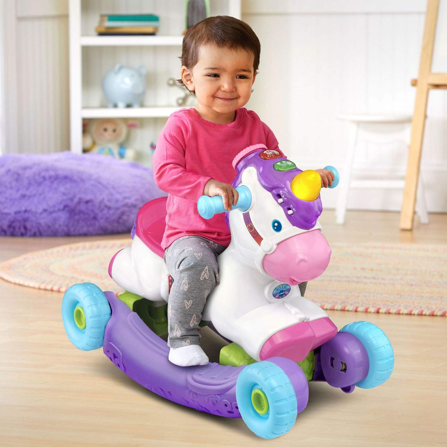 VTech Prance and Rock Learning Unicorn, Multicolor, 12 to 36 Months