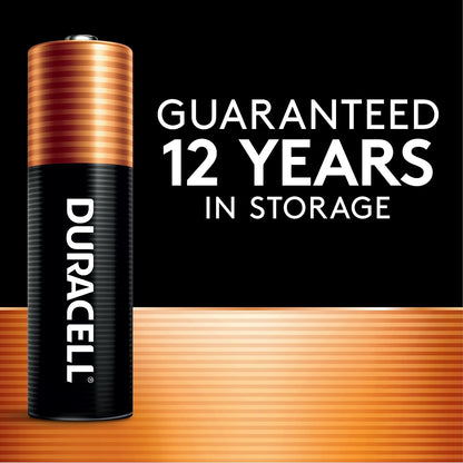 Duracell Coppertop AA Batteries with Power Boost Ingredients, 24 Count Pack Double A Battery with Long-lasting Power, Alkaline AA Battery for Household and Office Devices