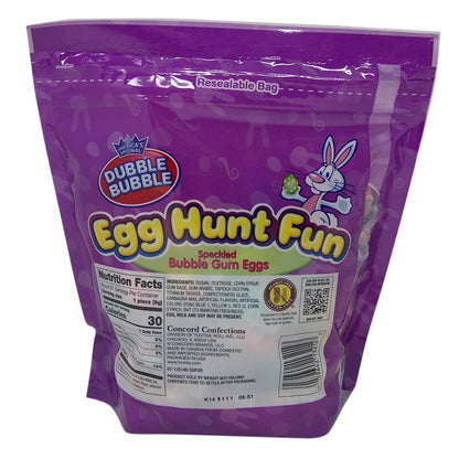 Dubble Bubble Easter Bubble Gum Egg Hunt Fun Bulk Easter Candy, 28 Ounce