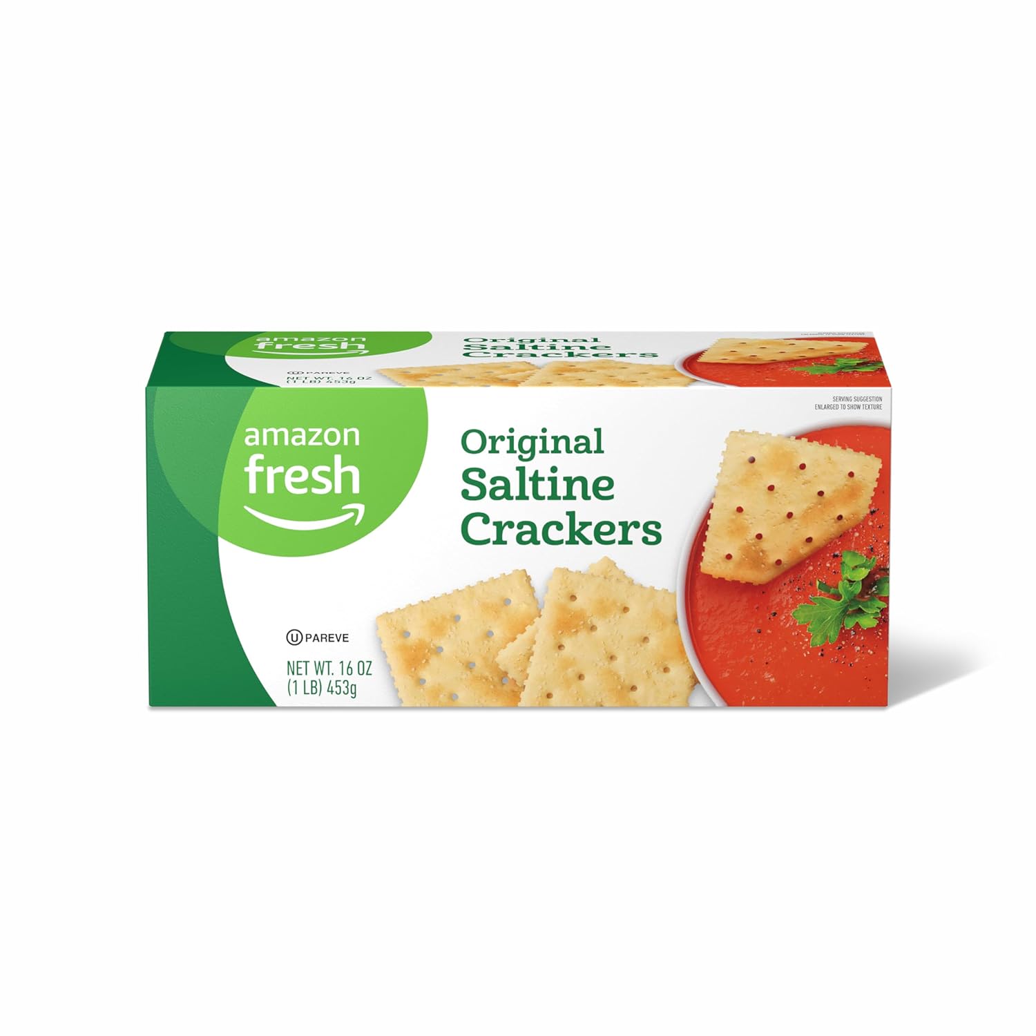 Amazon Fresh - Original Saltine Crackers, 16 oz (Previously Happy Belly, Packaging May Vary)