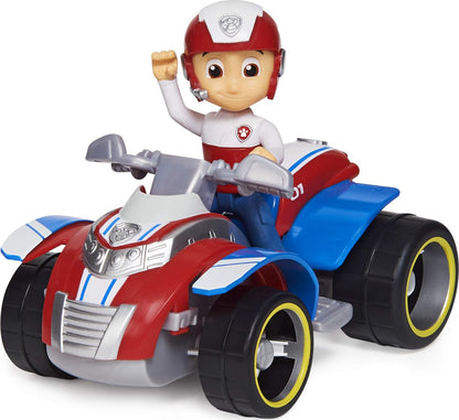 Paw Patrol, Ryder’s Rescue ATV Vehicle with Collectible Figure, for Kids Aged 3 and up