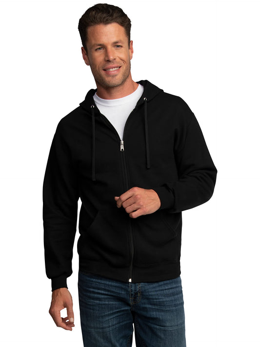 Fruit of the Loom Eversoft Fleece Hoodies, Pullover & Full Zip, Moisture Wicking & Breathable, Sizes S-4X