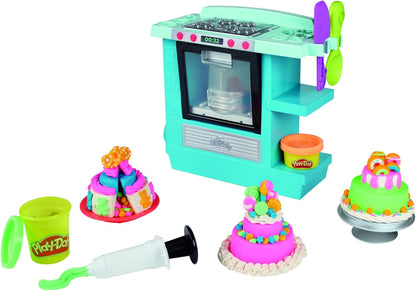 Play-Doh Kitchen Creations Rising Cake Oven Kitchen Playset, Play Kitchen Appliances, Preschool Toys, Kitchen Toys for 3 Year Old Girls and Boys and Up