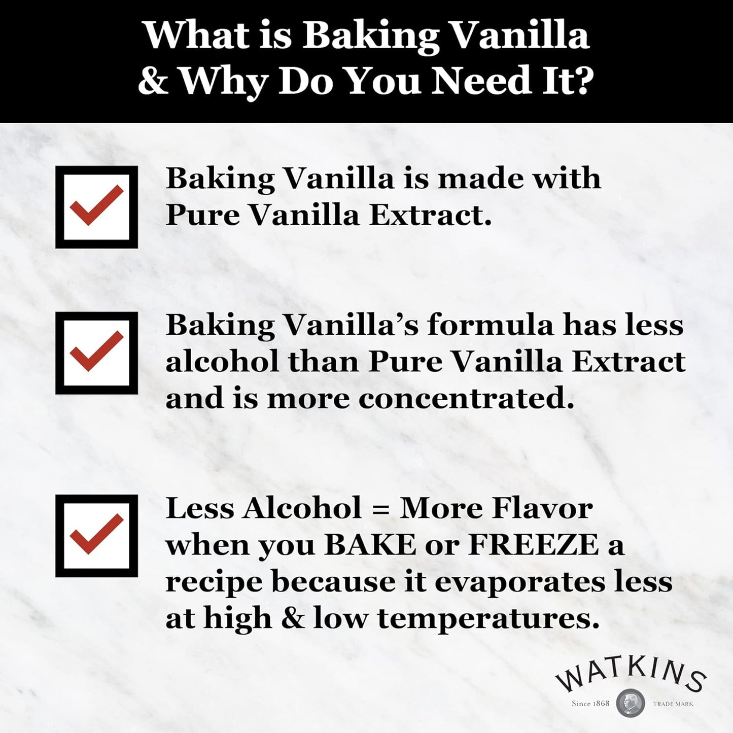 Watkins All Natural Original Gourmet Baking Vanilla, with Pure Vanilla Extract, 11 Fl Oz (Pack of 1) - Packaging May Vary