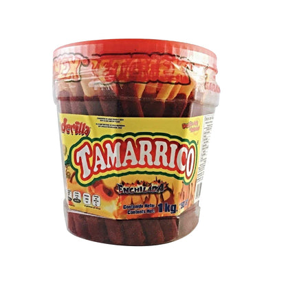 BETAMEX Tamarrico Candy Tamarind Flavor Sticks 50 Pcs 1kg/2.2pounds – Mexican Candy – Chili and Natural Tamarind – Spicy Flavor