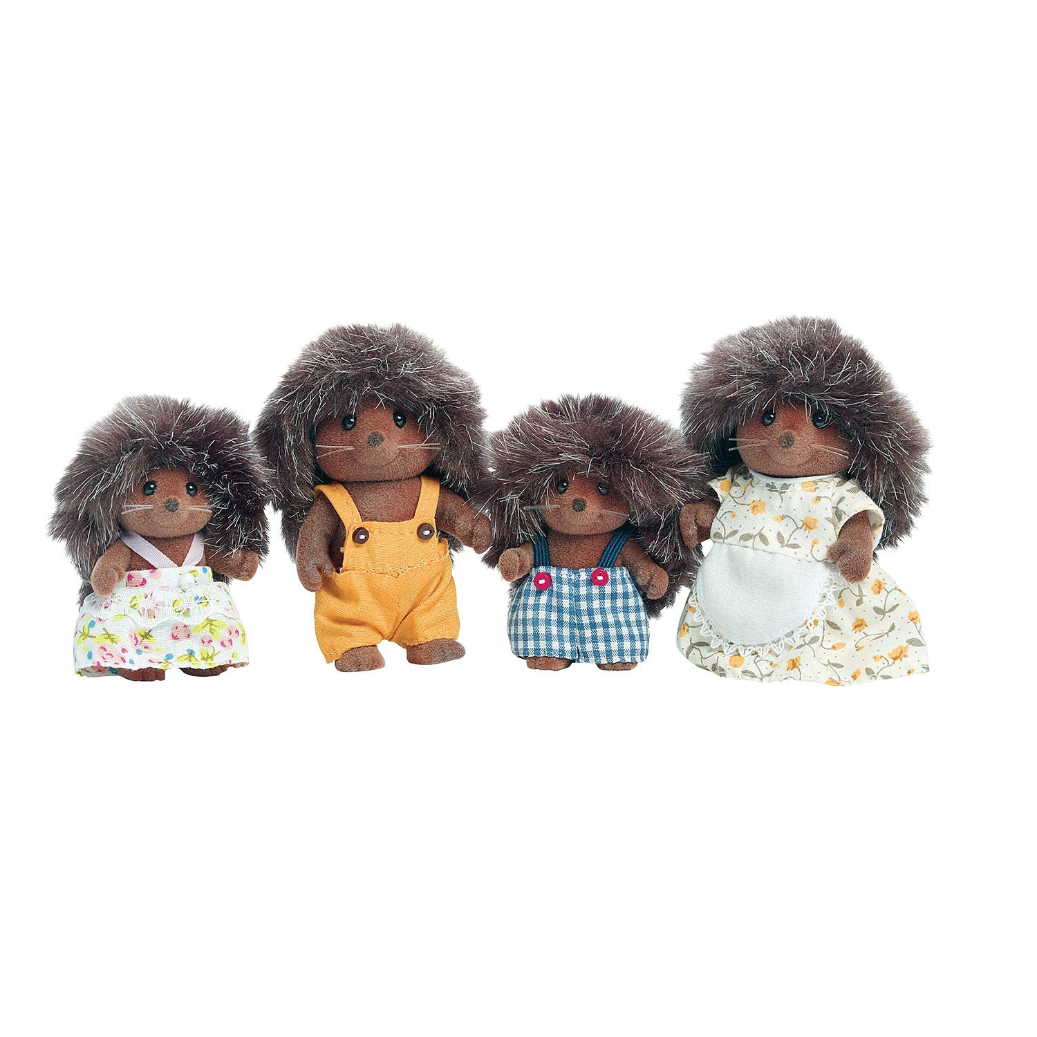 Calico Critters Pickleweeds Hedgehog Family - Set of 4 Collectible Doll Figures for Children Ages 3+