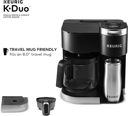 Keurig K-Duo Single Serve K-Cup Pod & Carafe Coffee Maker, Black