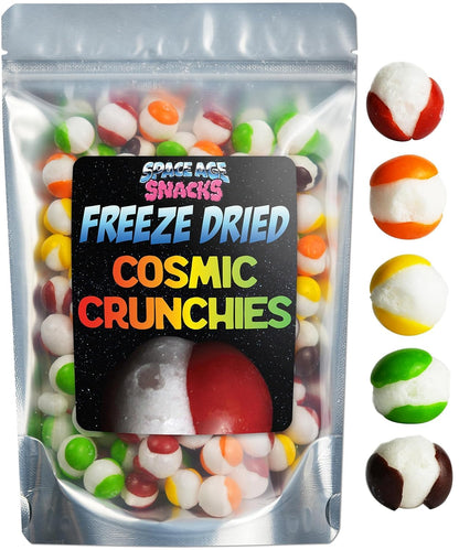 Premium Skittles Freeze Dried Candy - 8 Ounce Cosmic Crunchies Space Age Snacks Freetles for All Ages