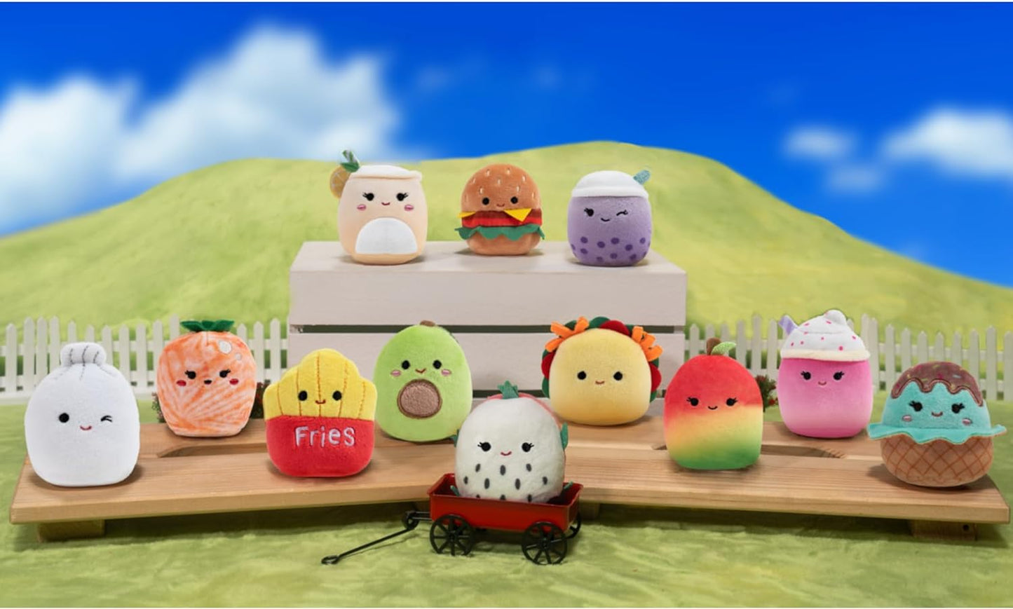 Squishville by Original Squishmallows What’s Cookin’ Squad - 12 Fan-Favorite 2-Inch Squishmallows Plush Including Carl, Floyd, Dash, Austin, and More - Toys for Kids - Amazon Exclusive