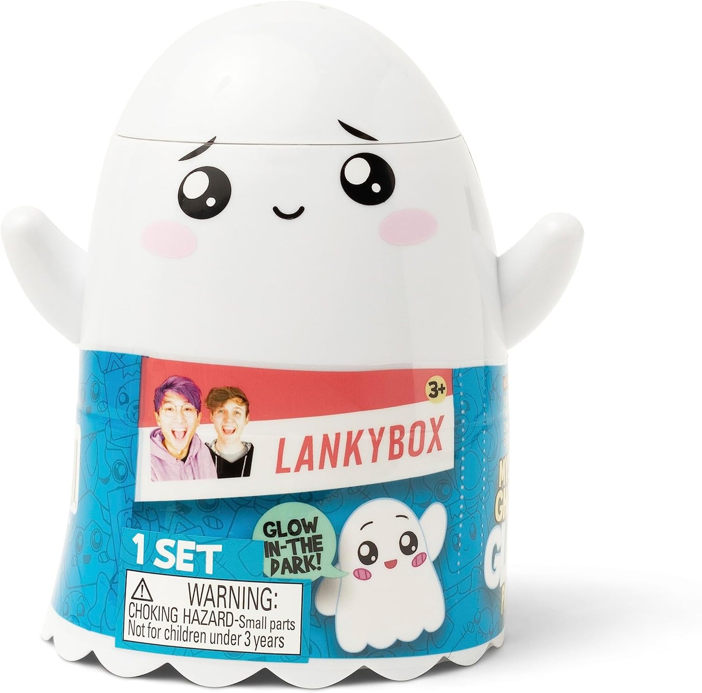 LankyBox Ghosty Glow Mystery Box Ghosty Mystery Box with 7 Exciting Toys to Discover Inside, Officially Licensed Merch