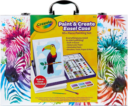 Crayola Table Top Easel & Art Kit (65 Pcs), Kids Painting Set, Gifts for Kids, Ages 4+