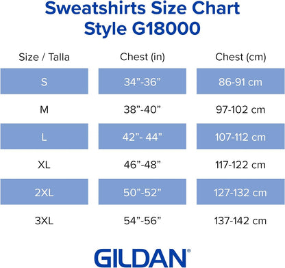 Gildan Fleece Crewneck Sweatshirt, Style G18000, Multipack