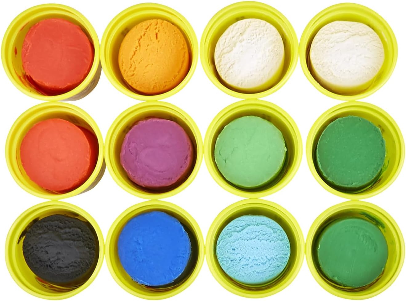 Play-Doh Bulk Winter Colors 12-Pack of Non-Toxic Modeling Compound, 4-Ounce Cans