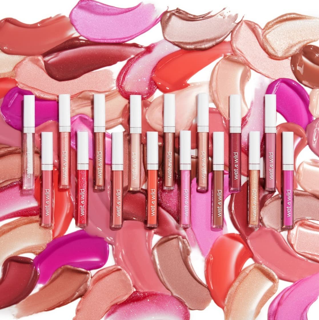 wet n wild Mega Slicks Lip Gloss | Long Lasting | Hyaluronic Acid | High Shine | Crystal Clear