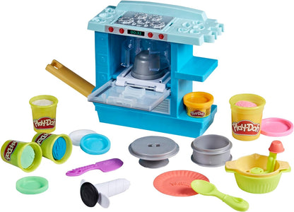 Play-Doh Kitchen Creations Rising Cake Oven Kitchen Playset, Play Kitchen Appliances, Preschool Toys, Kitchen Toys for 3 Year Old Girls and Boys and Up