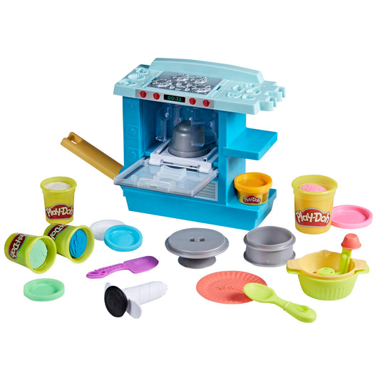 Play-Doh Kitchen Creations Rising Cake Oven Kitchen Playset, Play Kitchen Appliances, Preschool Toys, Kitchen Toys for 3 Year Old Girls and Boys and Up