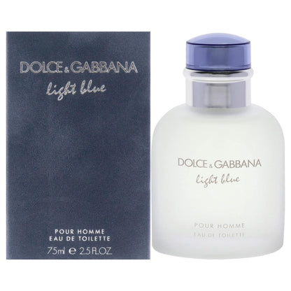 Dolce & Gabbana Light Blue for Men Eau de Toilette Spray, 2.5 Fl Oz