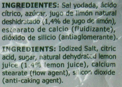 Limon 7 Salt & Lemon Powder Mexican Candy by Anahuac, 0.5 pounds