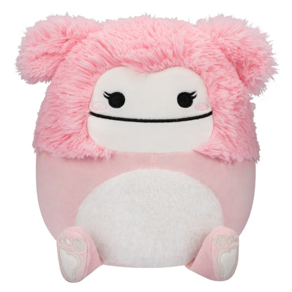 Squishmallows 8-Inch Brina Pink Bigfoot with Fuzzy Belly - Little Ultrasoft Official Kelly Toy Plush