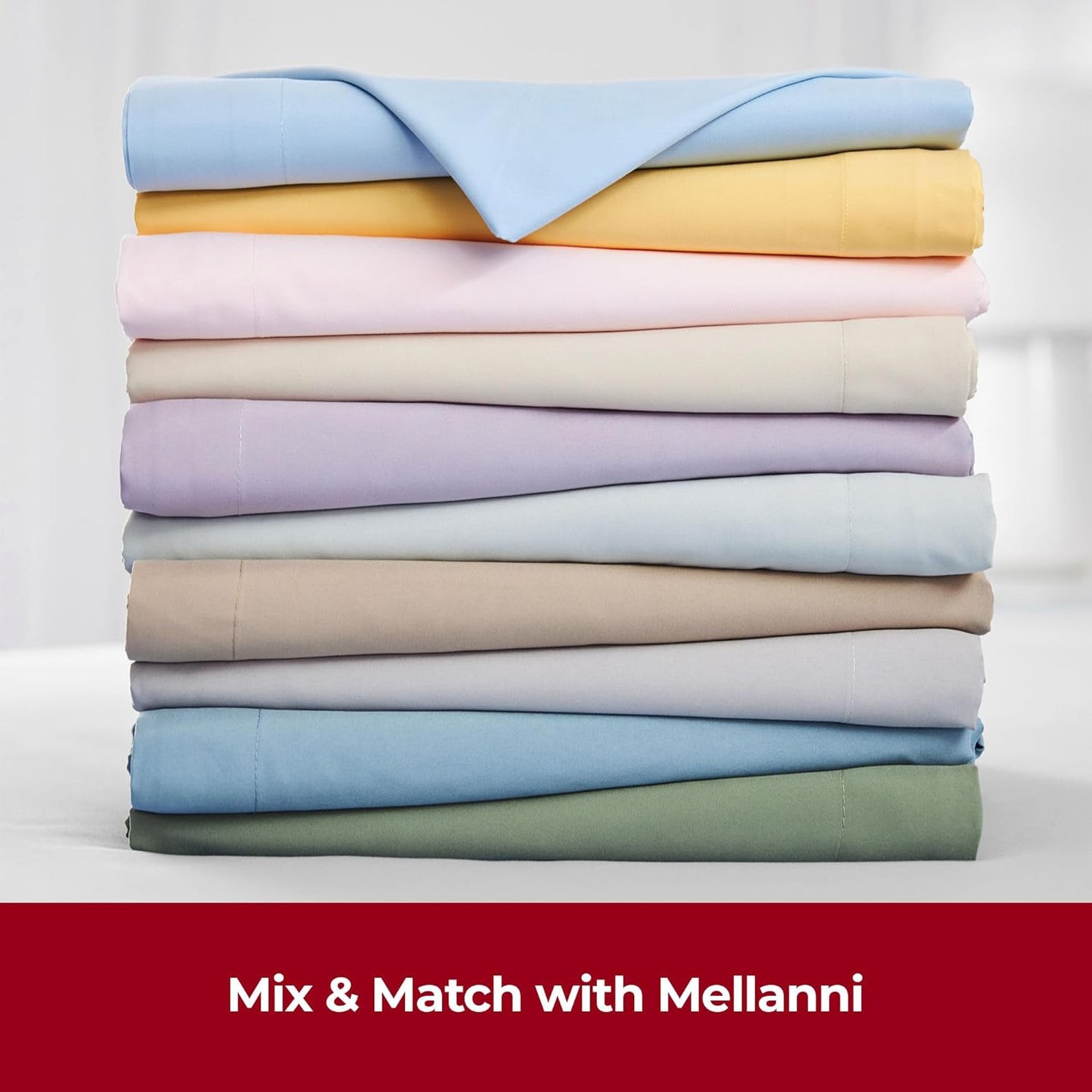 Mellanni Queen Sheet Set - 4 PC Iconic Collection Bedding Sheets & Pillowcases - Hotel Luxury, Extra Soft, Cooling Bed Sheets - Deep Pocket up to 16" - Wrinkle, Fade, Stain Resistant (Queen, White)