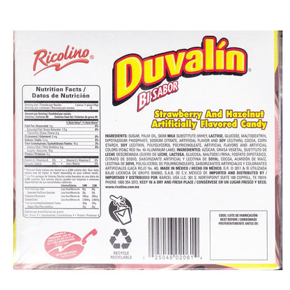 DUVALIN candies (18 pieces in all 3 boxes)