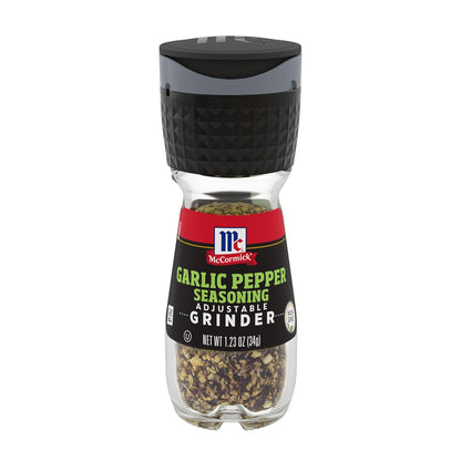 McCormick Garlic Pepper Seasoning Grinder, 1.23 oz