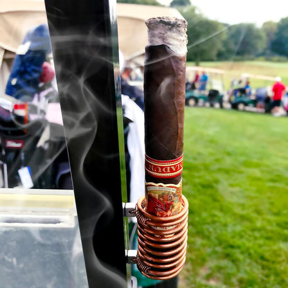 Cigar Holder for Golf Cart - Handmade Copper