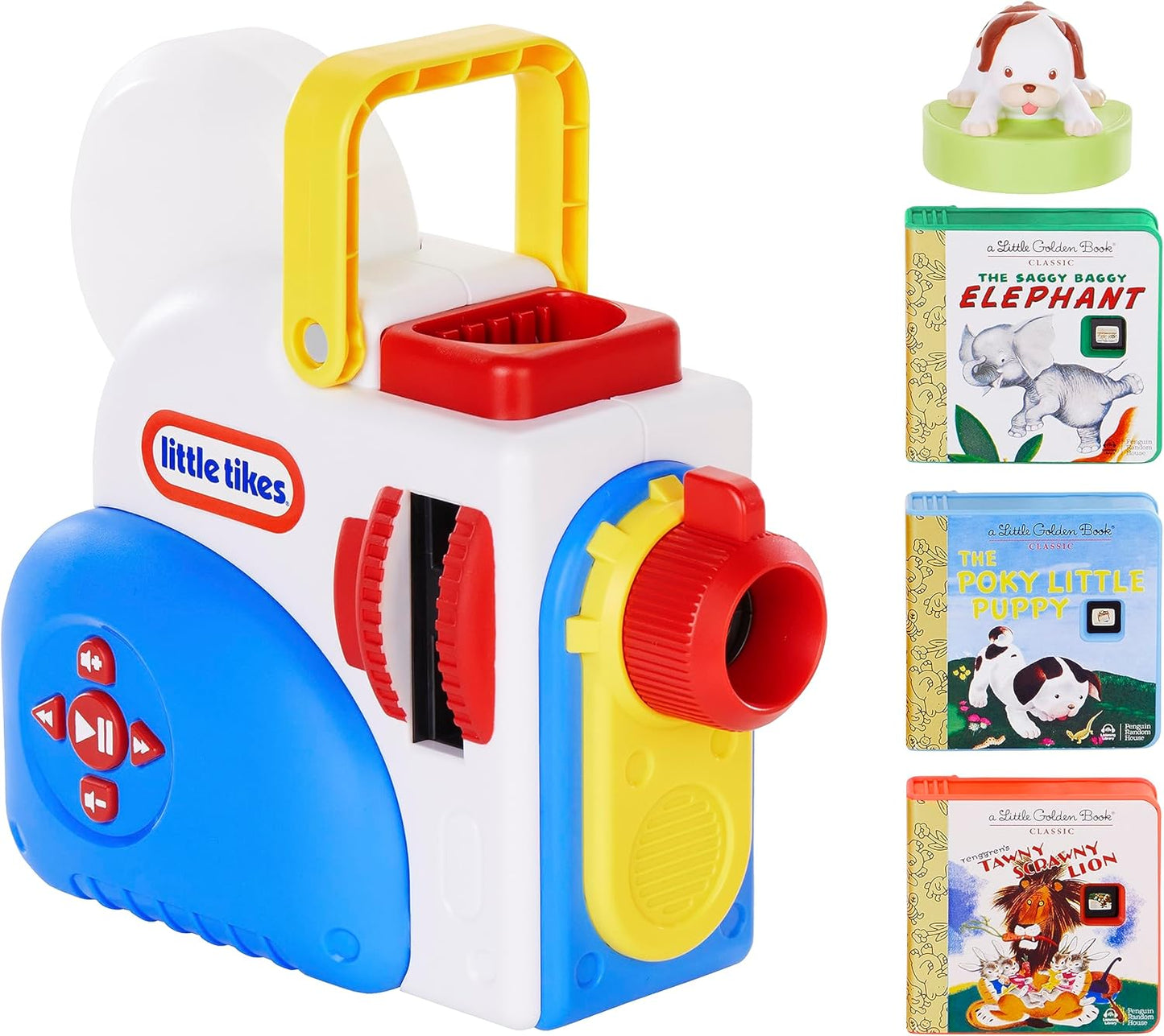 Little Tikes Story Dream Machine Starter Set, Storytime, , Little Golden Book, Audio Play, The Poky Little Puppy Character, Nightlight, Gift and Toy for Toddlers and Kids Girls Boys Ages 3+ years