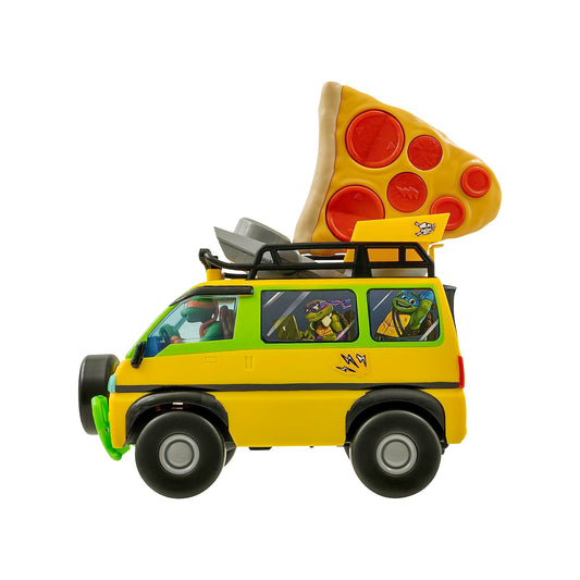 TMNT Teenage Mutant Ninja Turtles Pizza Blaster RC Movie Edition - Fun 2.4GHz Remote Control Vehicle w/Pizza Launch Feature! - Ages 5+