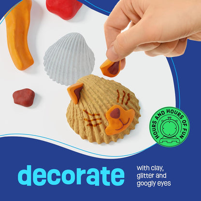 Kids Sea Shell Painting Kit - Arts & Crafts Gifts for Boys and Girls - Craft Activities Kits - Creative Art Activity Gift Toys for Age 4, 5, 6, 7, 8, 9, 10, 11 & 12 Year Old 4-6, 4-8, 8-12