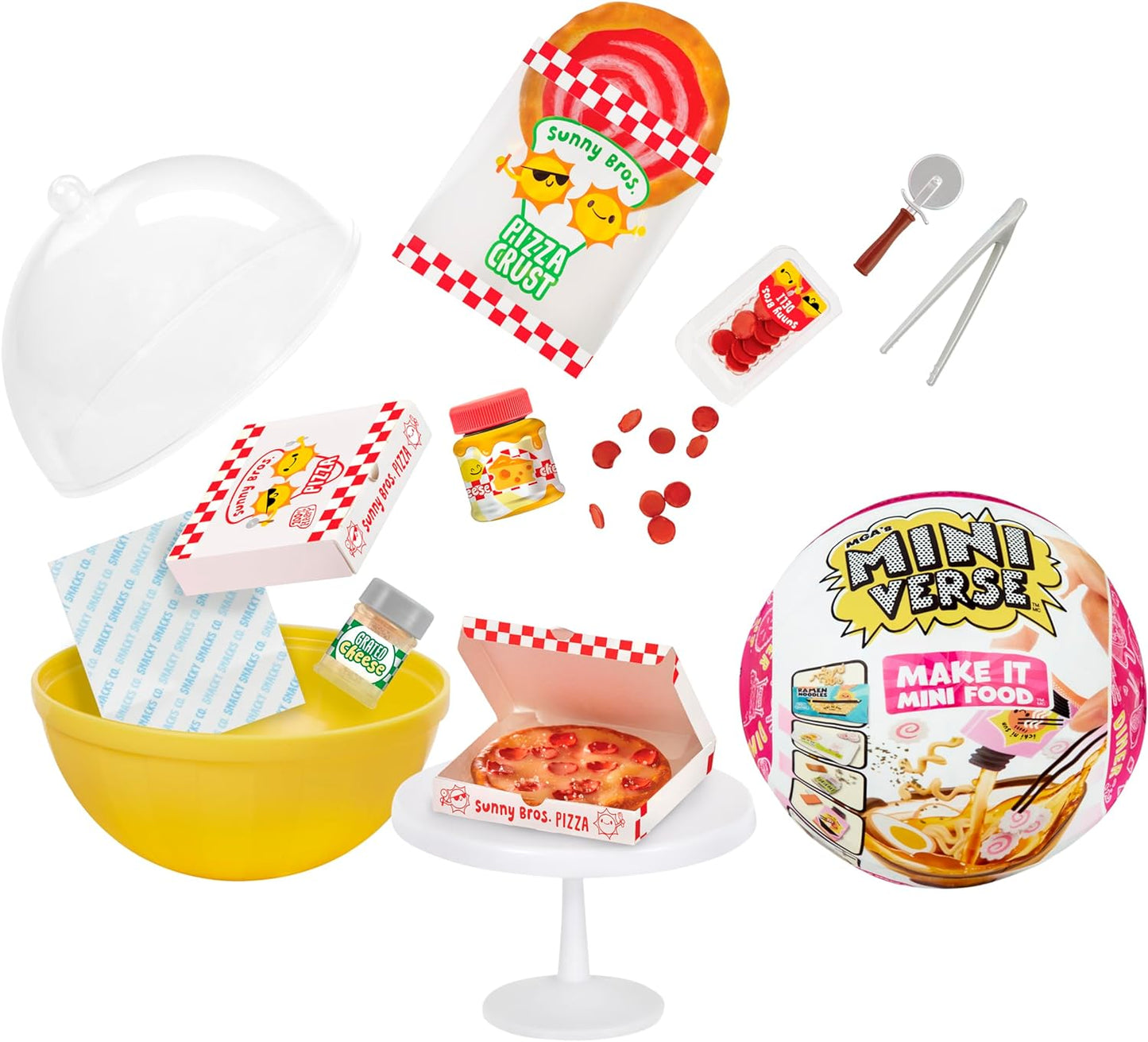 MGA's Miniverse Entertainment Make It Mini Food Diner Series 2 Mini Collectibles, Blind Packaging, DIY, Resin Play, Replica Food, NOT Edible, Collectors, 8+