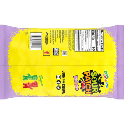 SOUR PATCH KIDS Bunnies Soft & Chewy Easter Candy, 18 Snack Packs