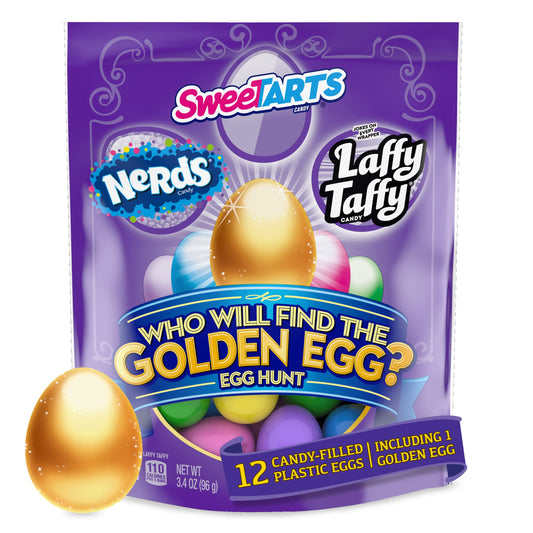 Wonka Egg Hunt with a Golden Egg, 12 Count, 3.4 Ounce