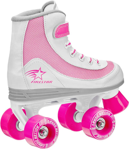 Roller Derby Firestar Youth Skates for Girls, Boys, Beginners, Kids