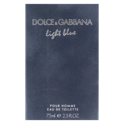 Dolce & Gabbana Light Blue for Men Eau de Toilette Spray, 2.5 Fl Oz