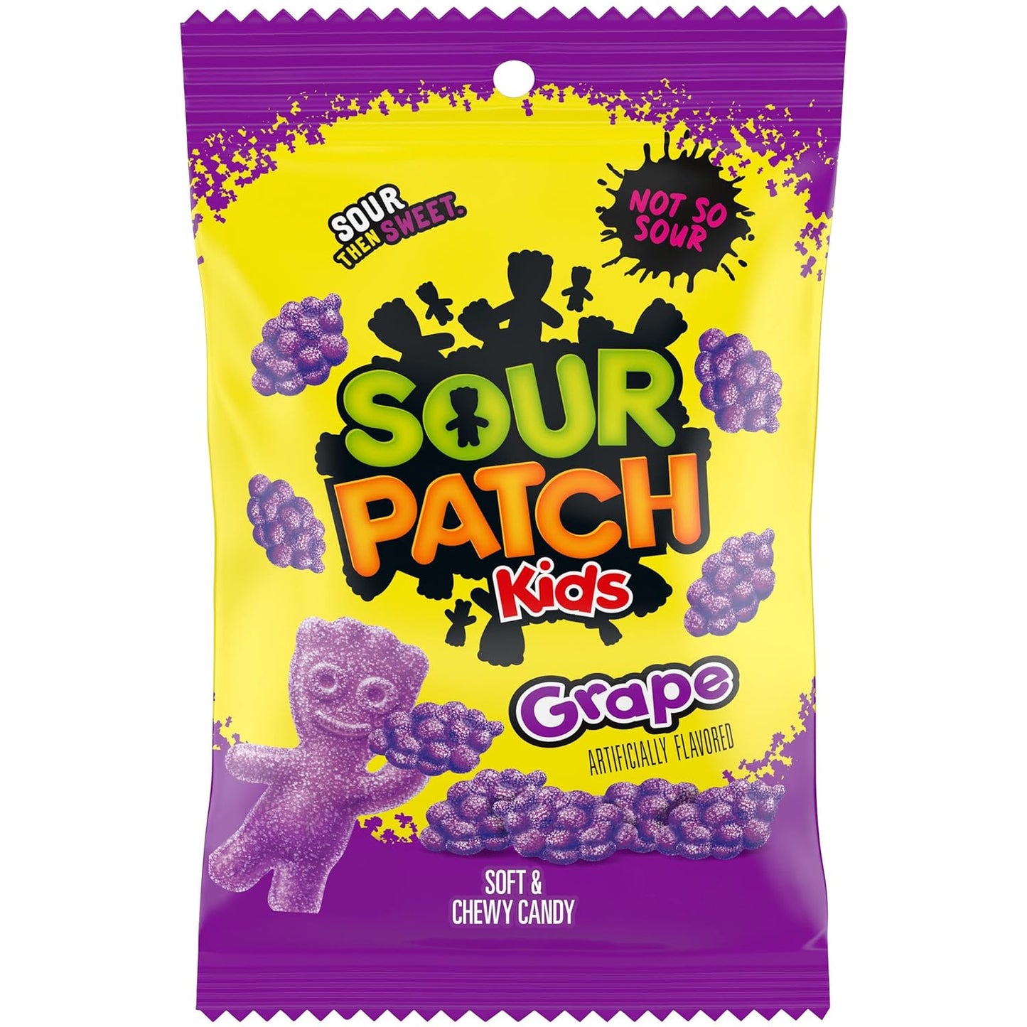 SOUR PATCH KIDS Grape Soft & Chewy Candy, 8.02 oz