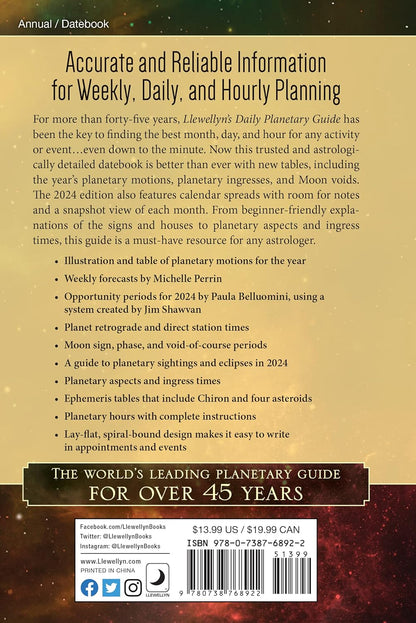 Llewellyn's 2024 Daily Planetary Guide: Complete Astrology At-A-Glance (Llewellyn's Daily Planetary Guides)