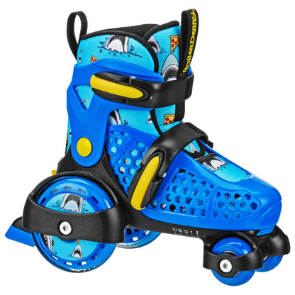 Fun Roll Beginner Roller Skates by Roller Derby, Adjustable Sizing, Skates for Kids, Boys, Girls