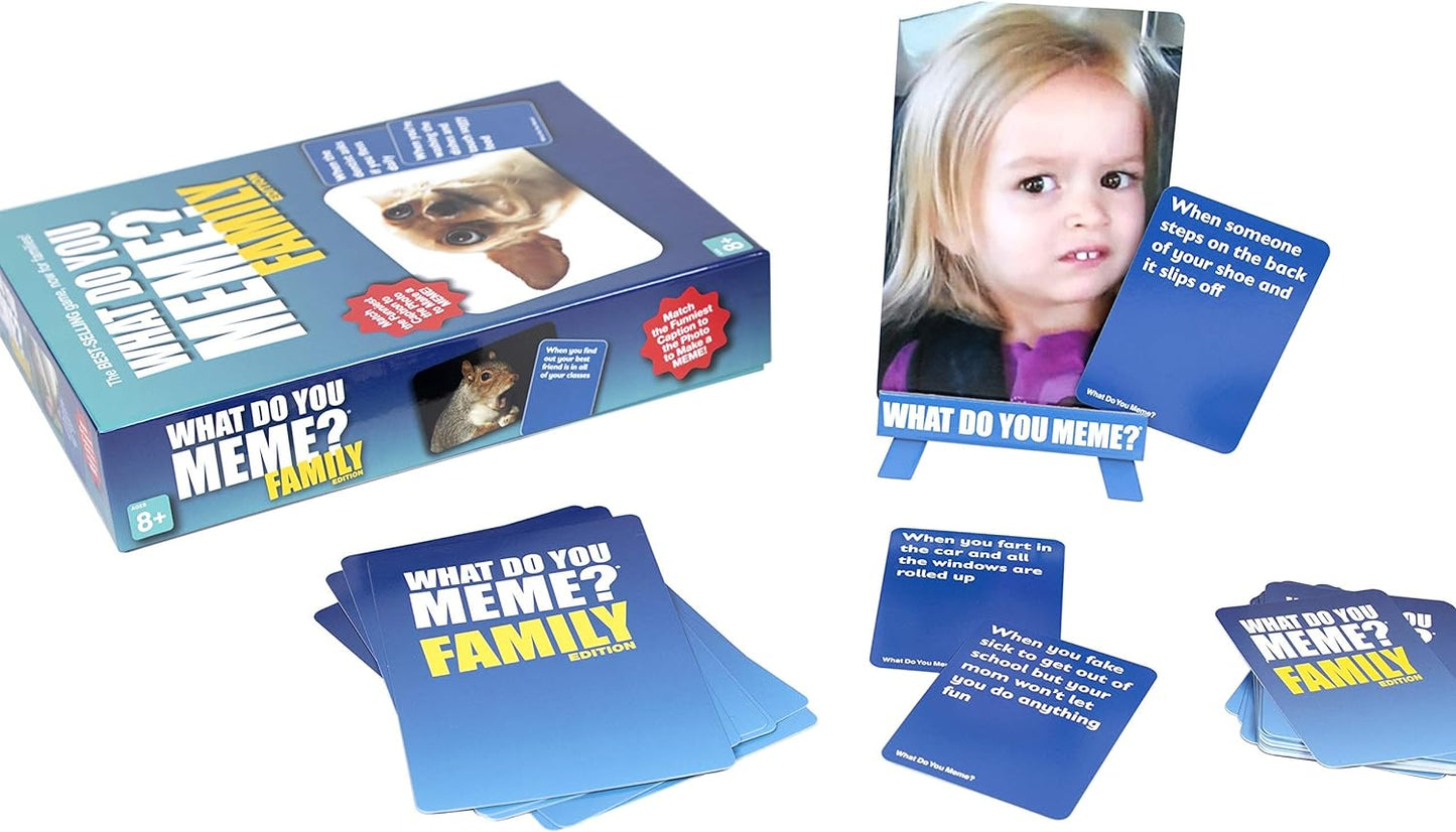 WHAT DO YOU MEME? Family Edition - The Best in Family Card Games for Kids and Adults