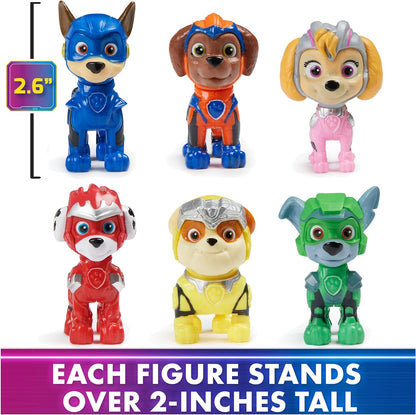 Paw Patrol: The Mighty Movie, Toy Figures Gift Pack, with 6 Collectible Action Figures, Kids Toys for Boys and Girls Ages 3 and up